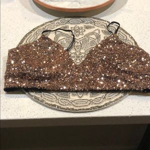 Sequin bralette